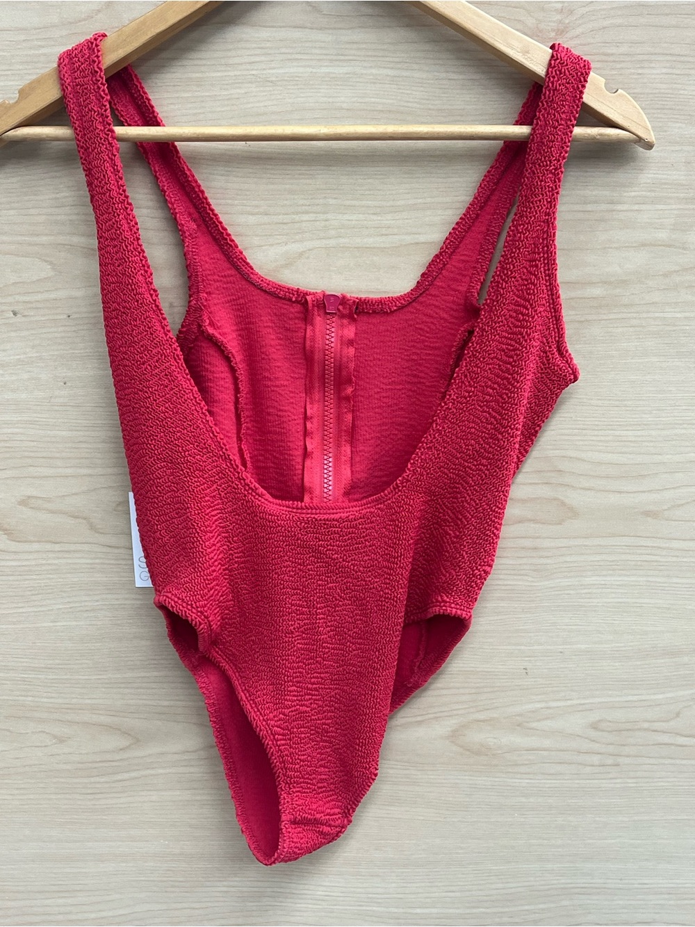 Surf Gypsy Red Textured Swimwear with Tag - Picture 5 of 5